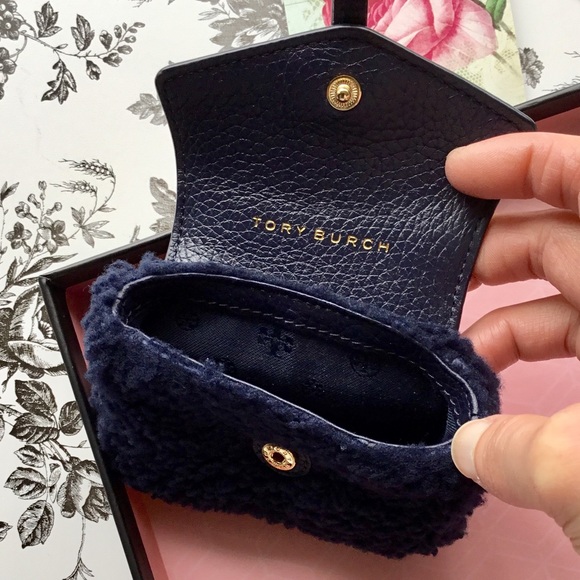 Tory burch 797 shearling keychain fob mini purse - Picture 6 of 7